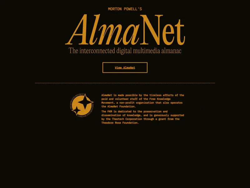 Screenshot of almanet.cc