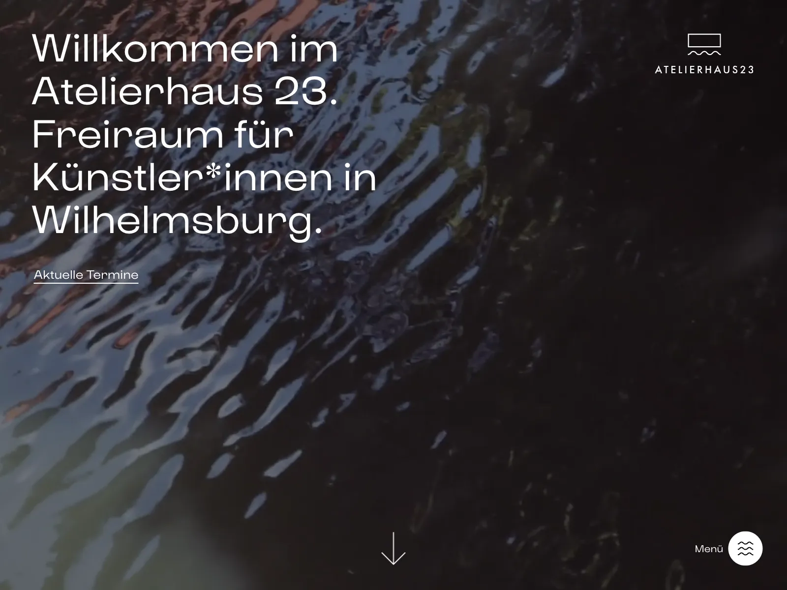 Frontend screenshot of atelierhaus23.de