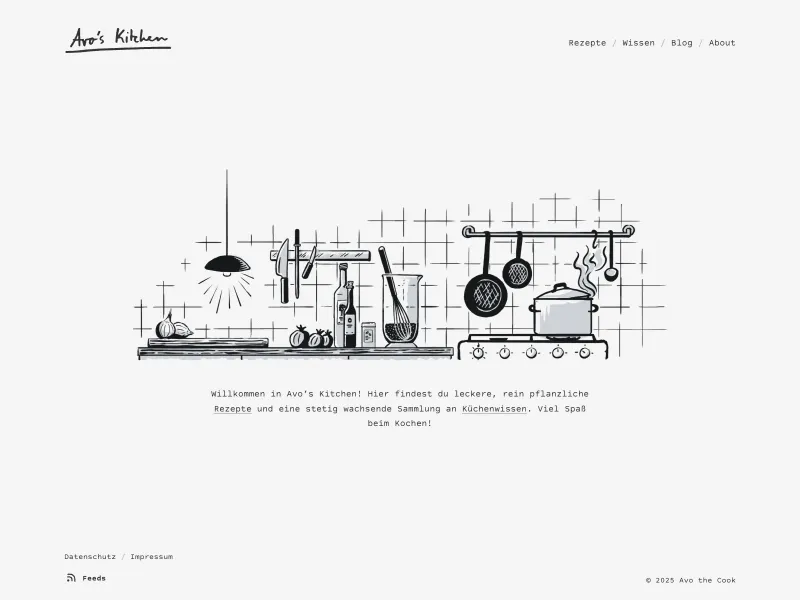 Screenshot of avos.kitchen