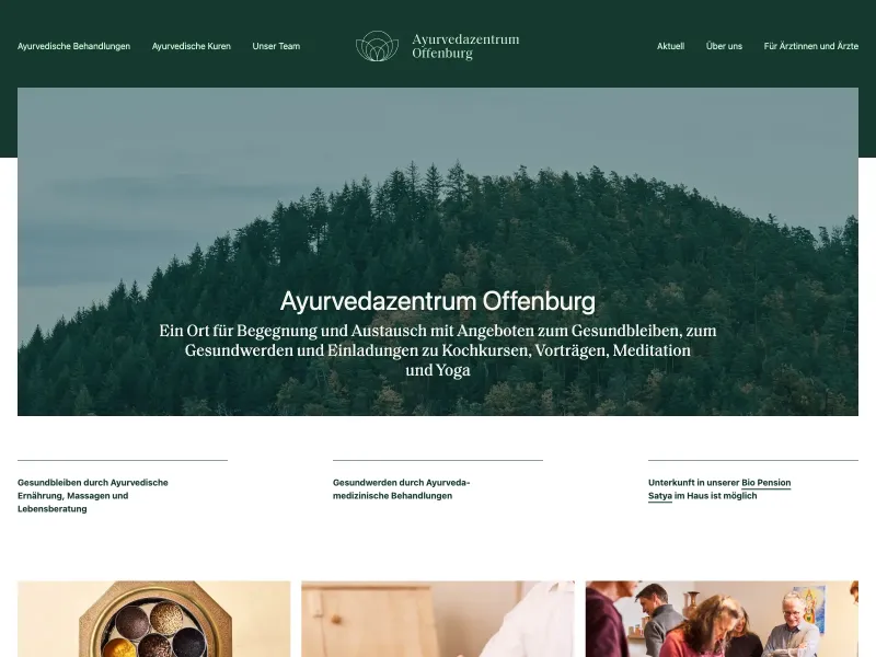 Screenshot of ayurveda-offenburg.de