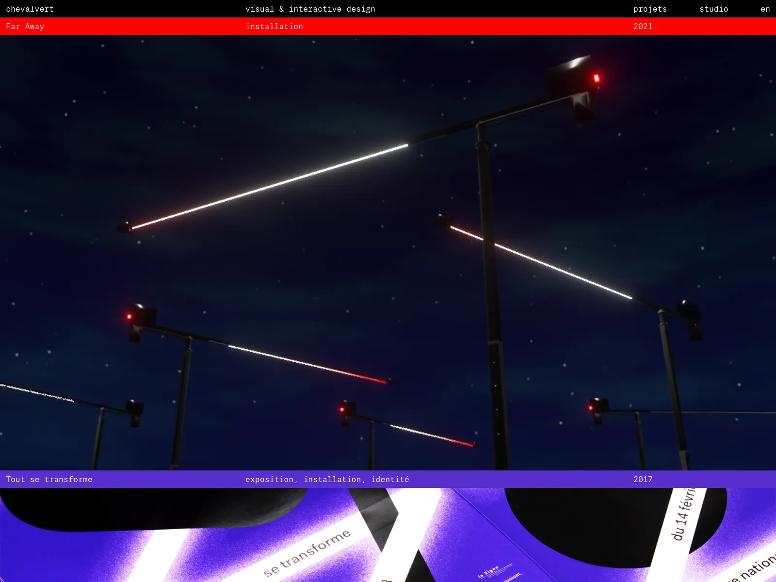 Frontend screenshot of chevalvert.fr