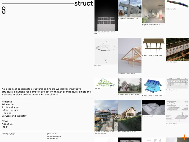 Screenshot of co-struct.ch