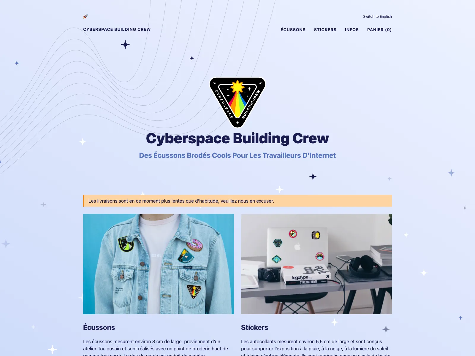 Frontend screenshot of cyberspace.builders
