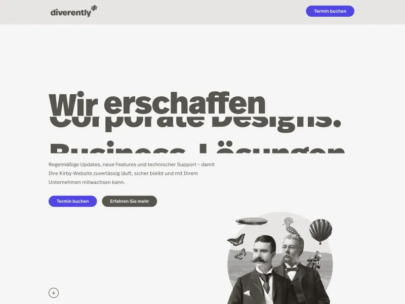 Screenshot of diverently.com