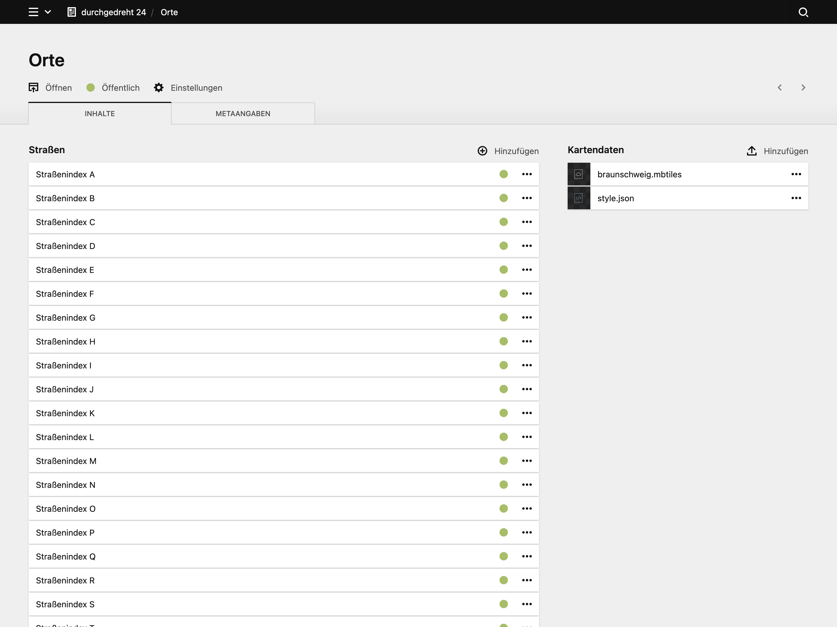 Backend screenshot of durchgedreht24.de