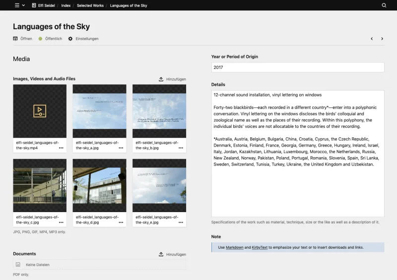 Panel screenshot of elfiseidel.com