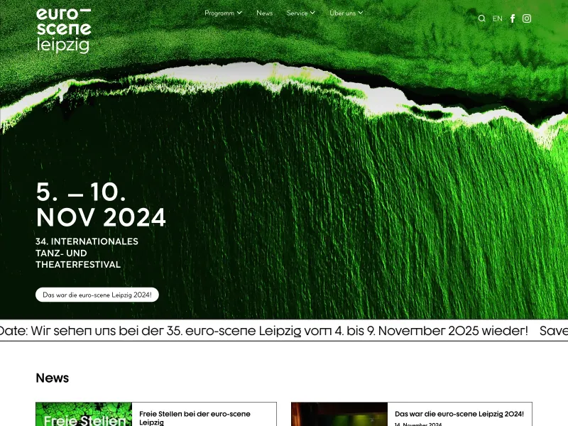 Screenshot of euro-scene.de