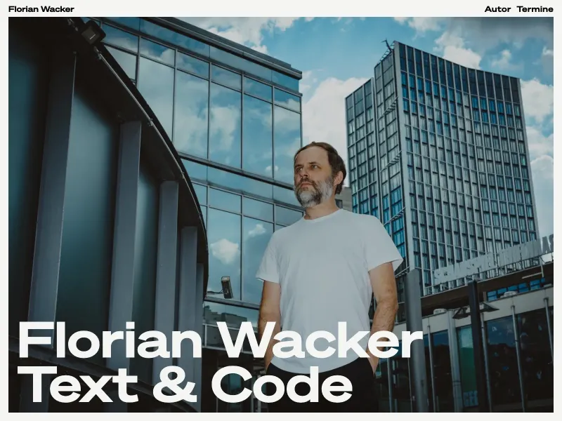 Screenshot of florianwacker.de