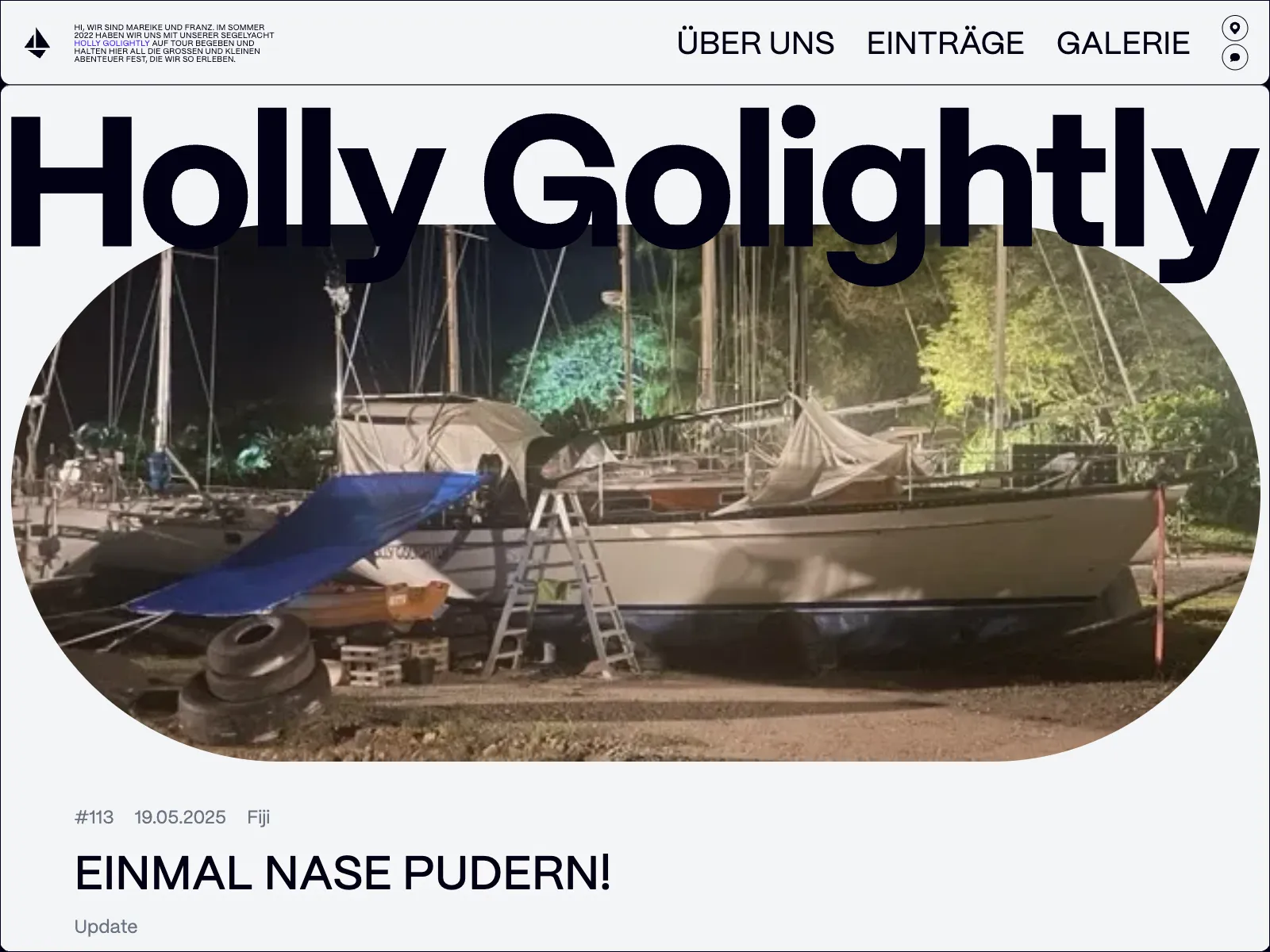 Frontend screenshot of sy-holly-golightly.de