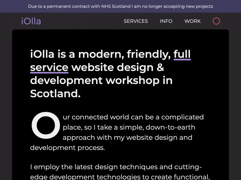 Screenshot of iolla.net