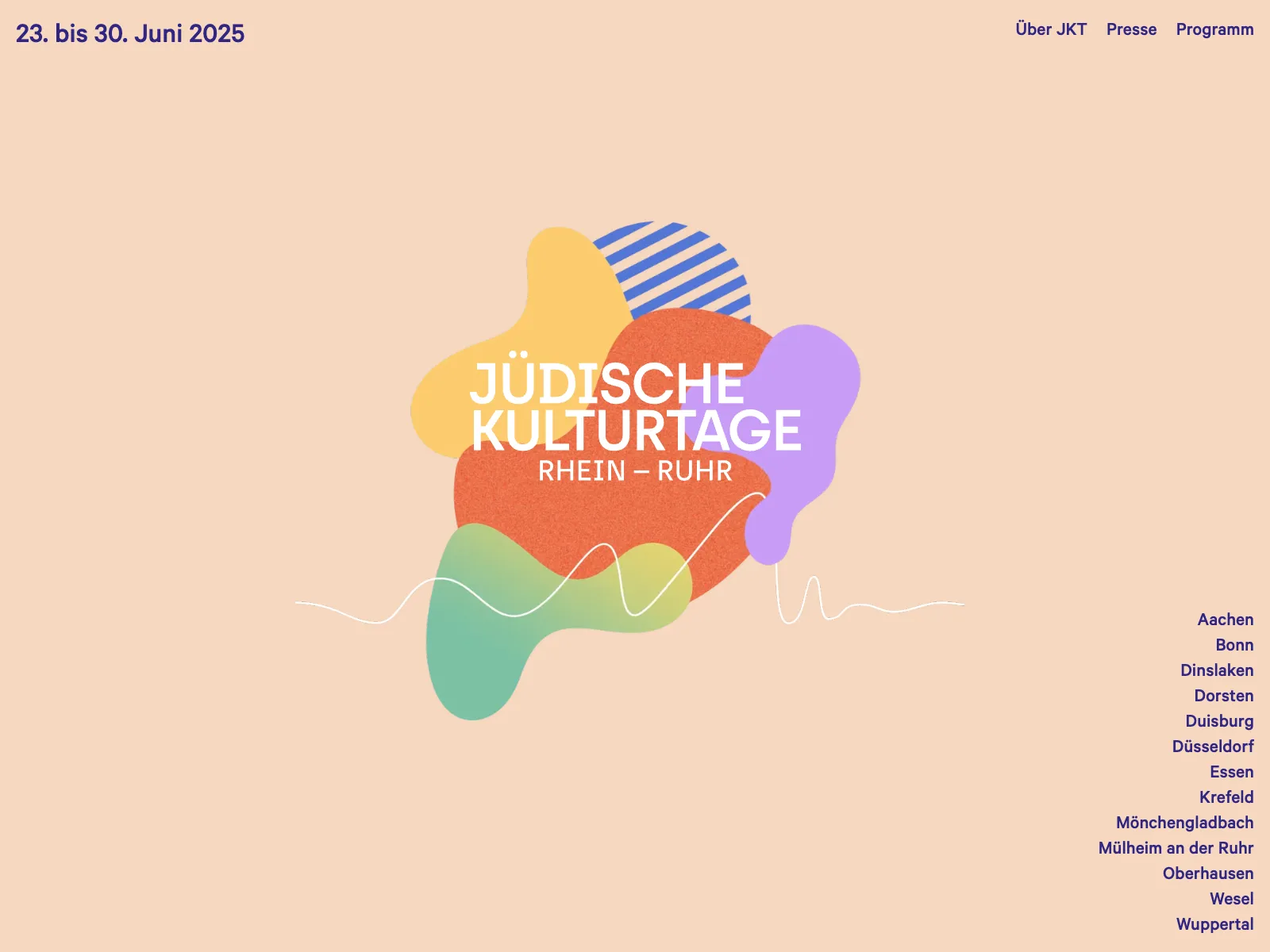 Frontend screenshot of juedische-kulturtage.de