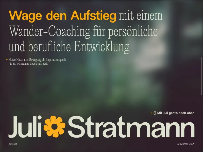 Screenshot of julistratmann.de