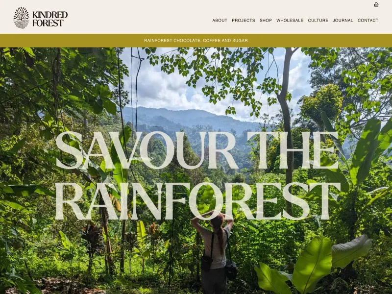 Screenshot of kindredforest.co.uk