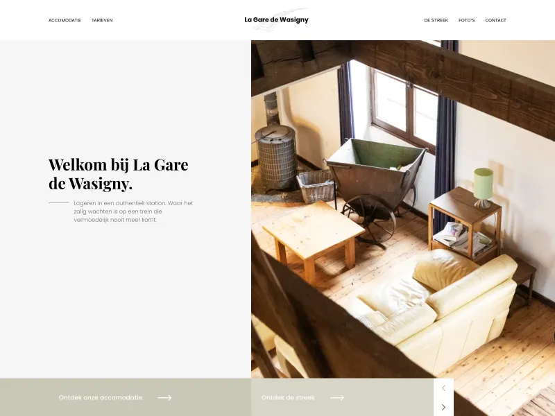 Screenshot of lagaredewasigny.com