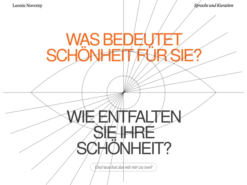 Screenshot of leonienovotny.com