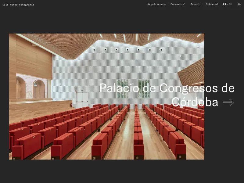 Screenshot of luismunoz.photography