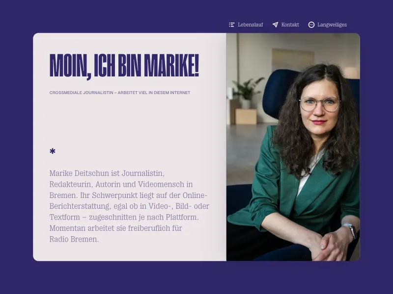 Screenshot of marike-deitschun.de
