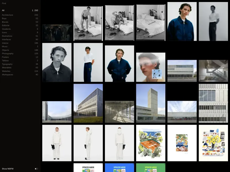 Screenshot of archive.saman.design