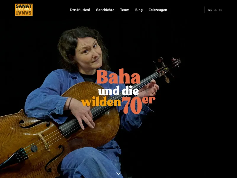 Screenshot of sanat-ensemble.de