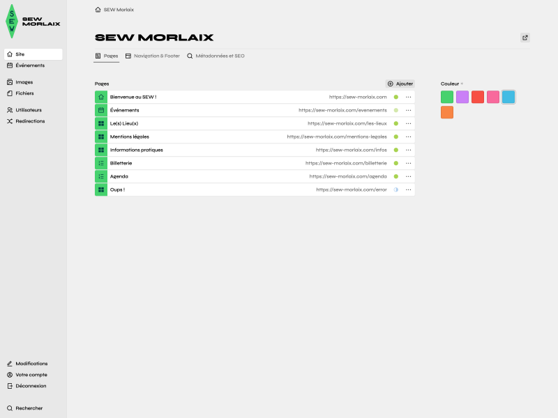 SEW – Backend