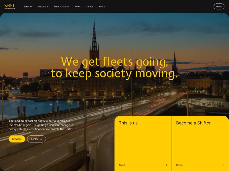 Screenshot of shiftemobility.com