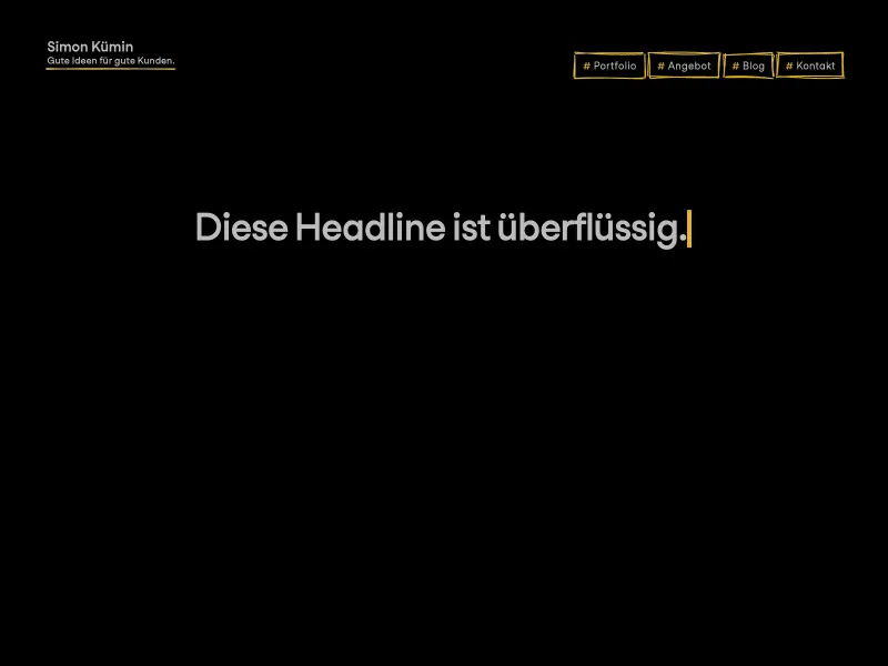 Screenshot of simonkuemin.ch