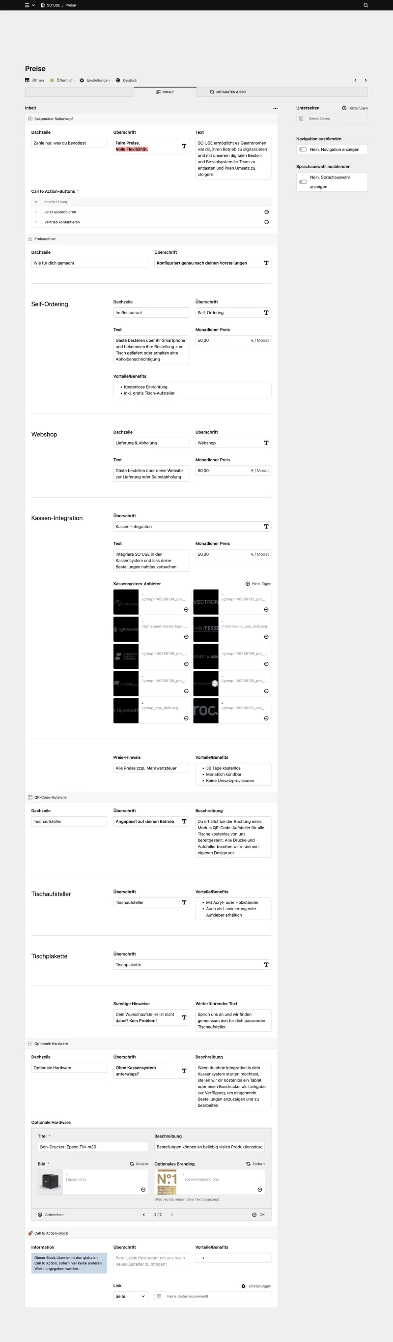 Backend screenshot of so-use.de