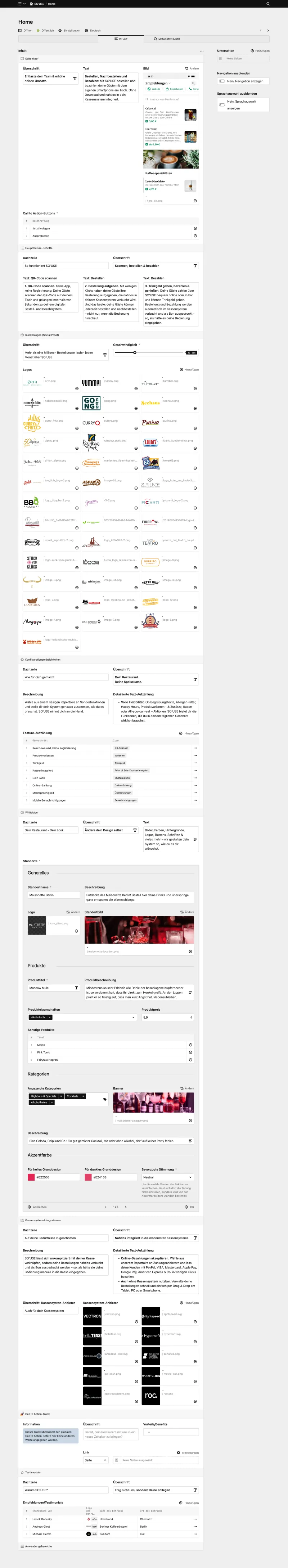 Backend screenshot of so-use.de