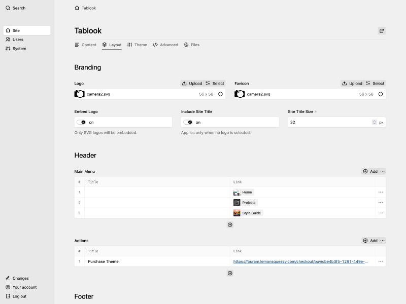 Tablook – Backend