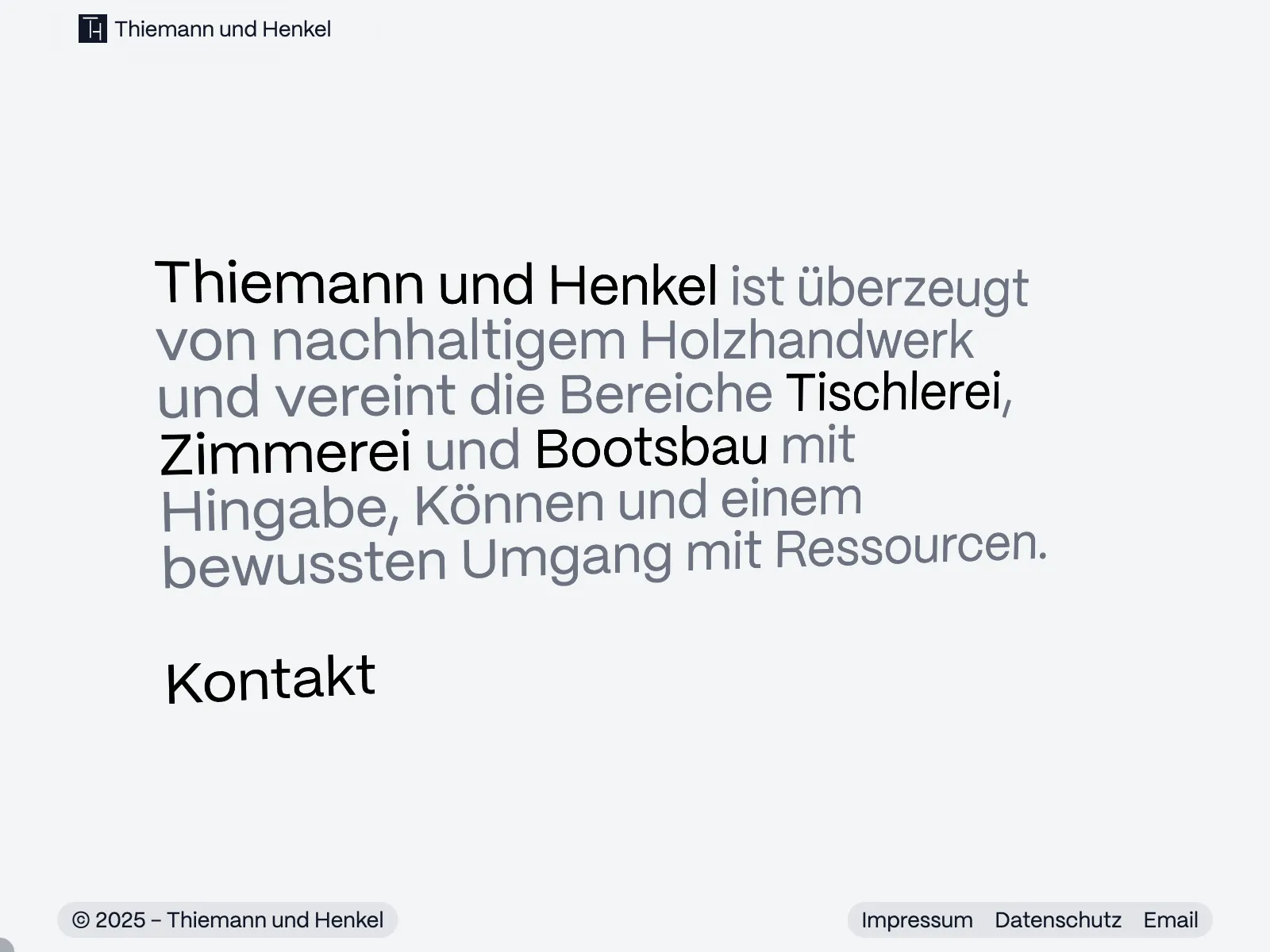 Frontend screenshot of thiemannundhenkel.de