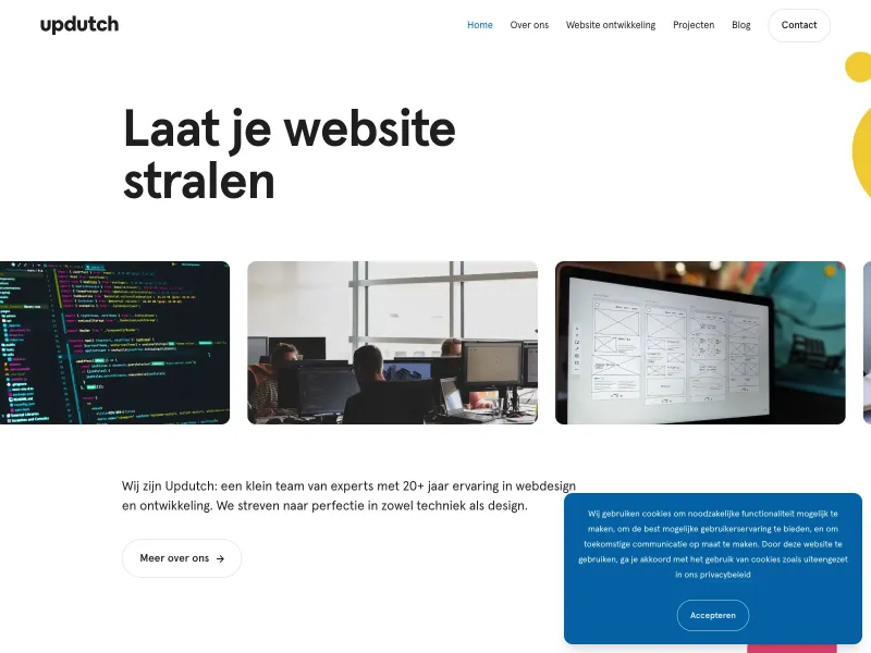 Screenshot of updutch.nl