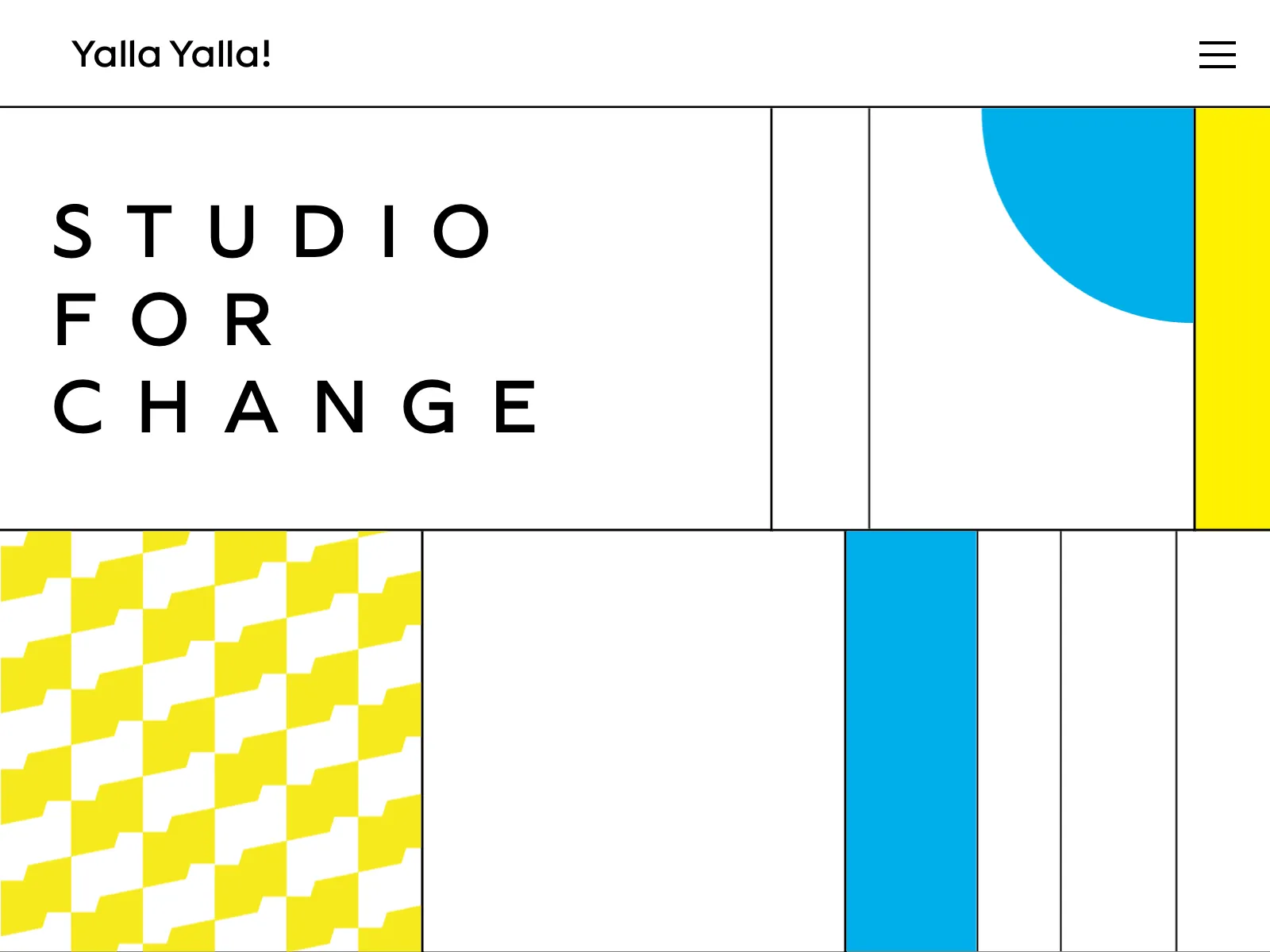 Frontend screenshot of yallayalla.studio