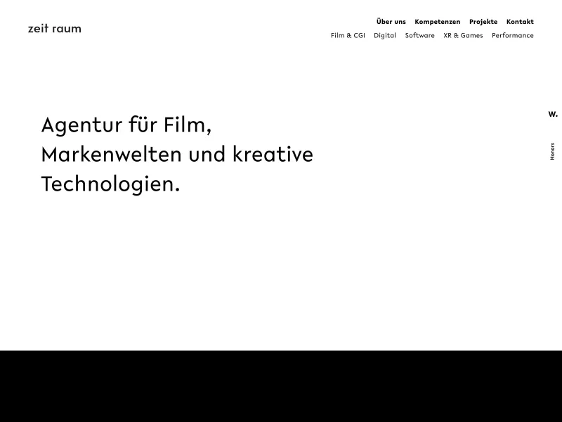 Screenshot of zeitraum.com